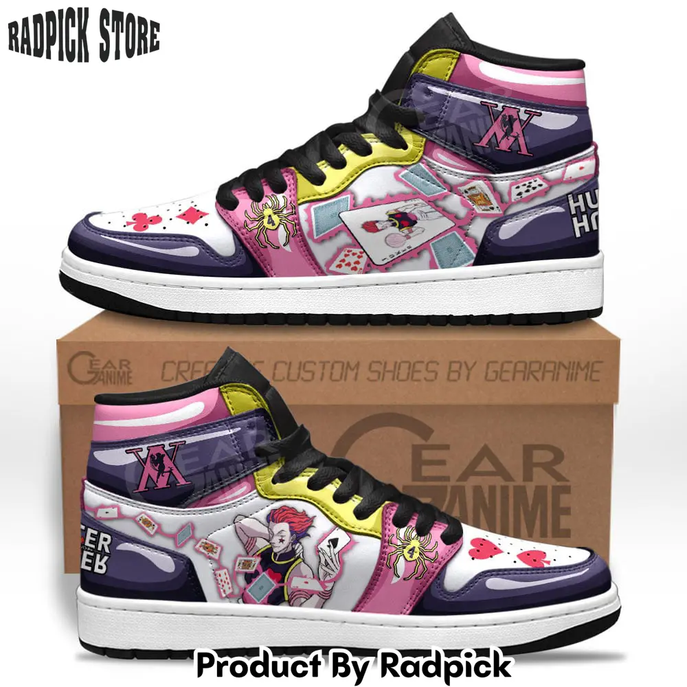 Hisoka air jordan high top sneakers anime  rp0247899
